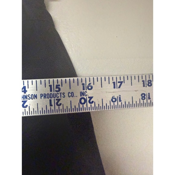 Eddie Bauer Signature Twill Midi Skirt Black Cotton Classic Versatile Size 6 - Picture 5 of 7